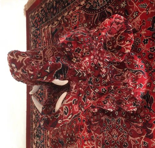 Debbie Lawson, Red Boar (detail)