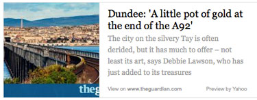 Debbie Lawson, Dundee article Guardian